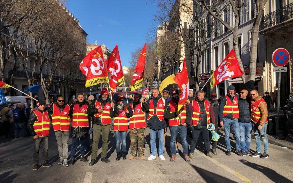 La CGT toujours dans l’action  CONTRE LA REFORME DES RETRAITES !!!