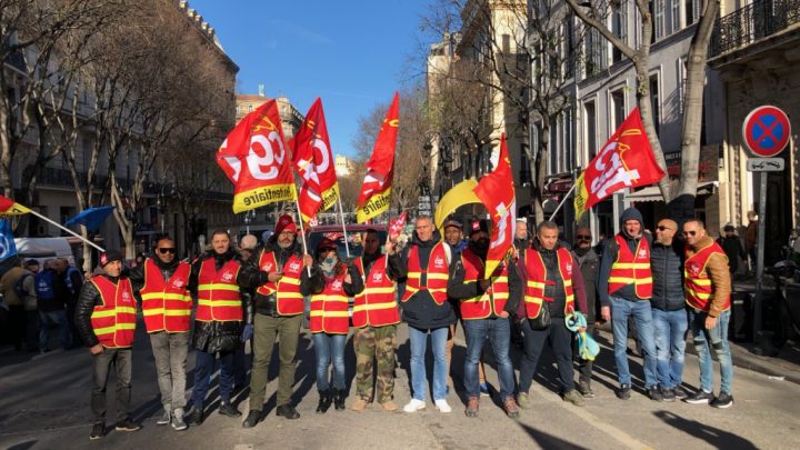 La CGT toujours dans l’action  CONTRE LA REFORME DES RETRAITES !!!