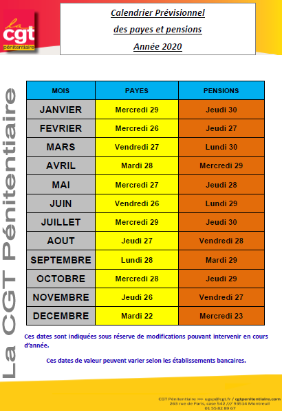 Calendrier Salaire Fonctionnaire 2021 Cgt  Calendrier may 2021